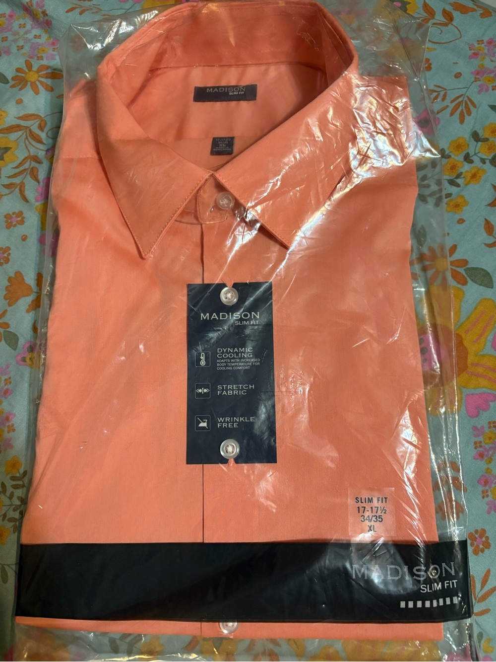 Men’s Coral Pink Button Down Shirt